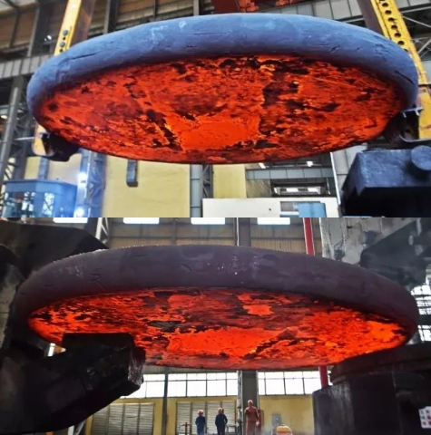 Xiamen Sunshine produces ultra large diameter tube sheet forgings for hydrogenation reactors
