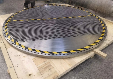 Xiamen Sunshine provides its important customers in Turkey with girth flanges and tube sheets